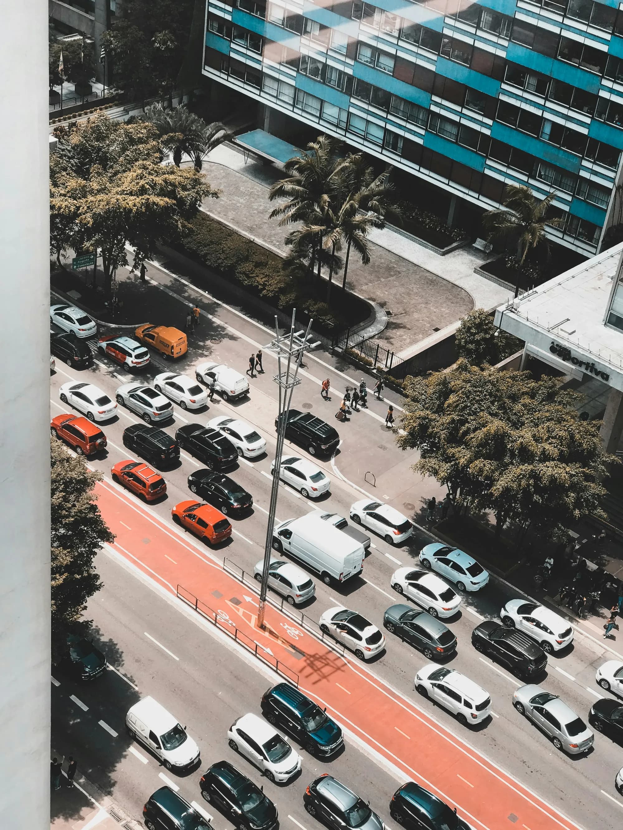 Rua de São Paulo vista do alto